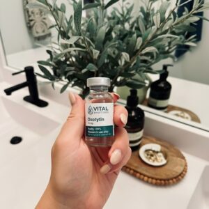 Customer testimonial highlighting Vital Peptides reviews